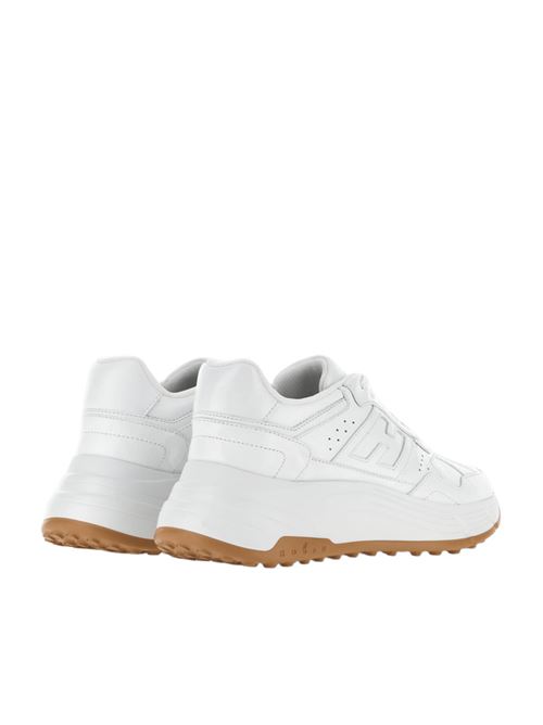 sneakers donna pelle bianca HOGAN | HXW6690FK70JUSB001